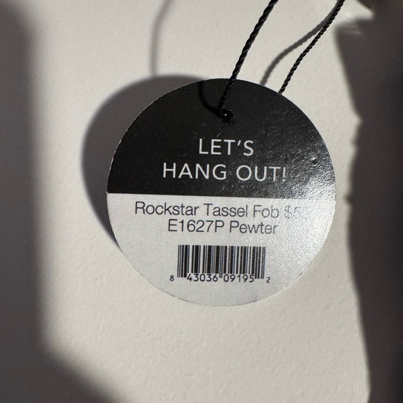 Brighton Brown Studded Tassel Keychain - Picture 3 of 3